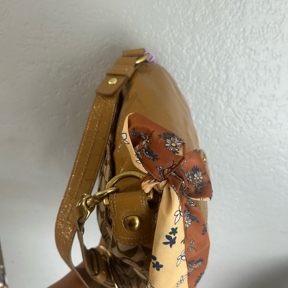 Coach Bleecker Legacy Buckle Leather Flap Shoulder Bag Y2K Vintage - Picture 8 of 16